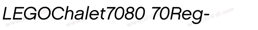 LEGOChalet7080 70Reg字体转换 LEGOChalet7080 70Reg字体转换
